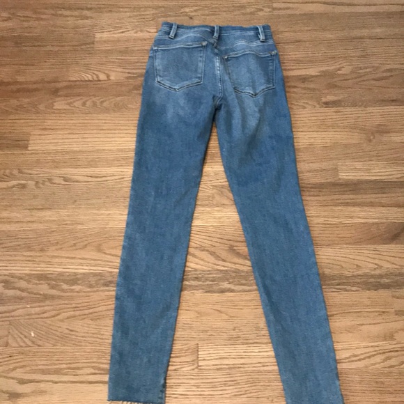 FRAME Le High Skinny Raw-Edge Stagger In Westways - Picture 5 of 8